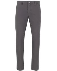 Jacob Cohen - Straight Broek Met Applicatie - Lyst