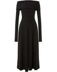 Alberta Ferretti - Elegantes Schwarzes Kleid - Lyst