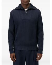 DRYKORN - Manuelo 2 Ribbed-Knit Quarter-Zip Sweater - Lyst