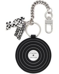 Marc Jacobs - X Derrick Adams Record-Shaped Leather Keyring - Lyst