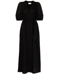 Three Graces London - Bronwyn Puff Sleeve Cotton Maxi Dress - Women's - Cotton - Lyst