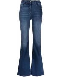 Patrizia Pepe - High-Waisted Bootcut Jeans - Lyst