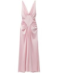 Versace - Draped Maxi Dress - Lyst