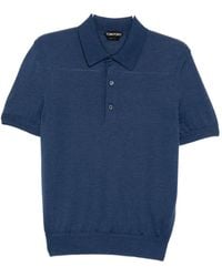 Tom Ford - Knitted Polo Shirt - Lyst