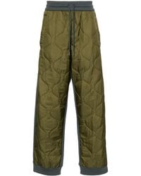 Dries Van Noten - Pantalones de chándal con paneles acolchados - Lyst