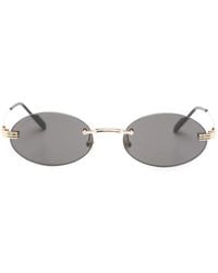 Cartier - Rimless Oval-Frame Sunglasses - Lyst