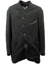 Ziggy Chen - Crinkled-Finish Single-Breasted Jacket - Lyst