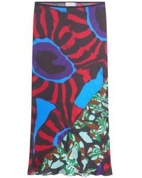 Dries Van Noten - Graphic-Pattern Maxi Skirt - Lyst