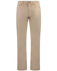 GANT - Logo-Patch Straight-Leg Jeans - Lyst