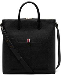 Thom Browne - Tool Pebble-Grain Leather Tote Bag - Lyst