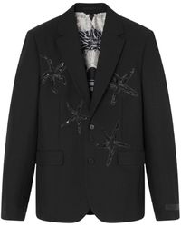 Versace - Bead-embellished Single-breasted Blazer - Lyst