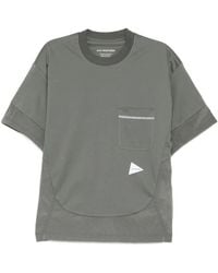 and wander - Combi Short-Sleeves T-Shirt - Lyst