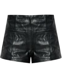 Gestuz - Leren Shorts - Lyst