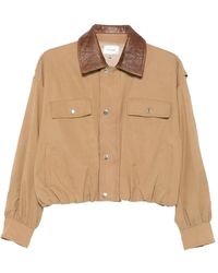 FRAME - Jack Met Leren Kraag - Lyst