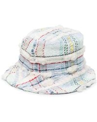 Thom Browne - Madras Pouf Tweed Bucket Hat - Lyst