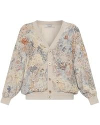 Golden Goose - Floral Sequin-Embellished Cardigan - Lyst