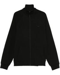 Lacoste - Logo-Detail Zip-Up Sweatshirt - Lyst