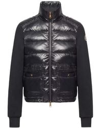 Moncler - Quilted Panelled Jacket - Lyst