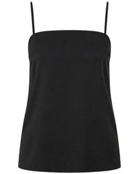 Alberta Ferretti - Spaghetti-Strap Blouse - Lyst