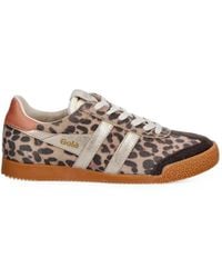 Gola - Elan Safari Leopard-Print Panelled Sneakers - Lyst