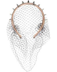 Red(V) - Spiked Floral Hairband - Lyst