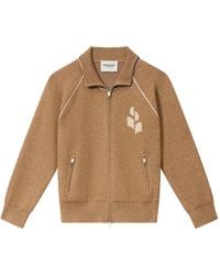 Isabel Marant - Lanya Vest Met Rits En Logo - Lyst