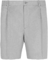 Brioni - Bellagio Pleated-Waistband Tailored Shorts - Lyst