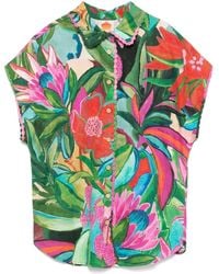 FARM Rio - Blouse Met Bloemenprint - Lyst