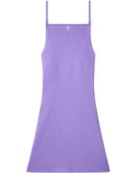 Courreges - Abito Corto A Coste - Lyst