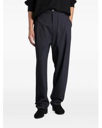 Anips - Pantalon Droit À Design Plissé - Lyst
