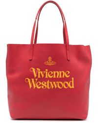 Vivienne Westwood - Studio Logo-print Tote Bag - Lyst