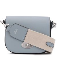 Mulberry Leather Darley Small Crossbody Bag in Charcoal (Gray) - Lyst