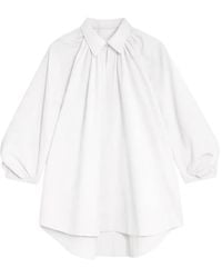 Semicouture - Gathered-Collar Shirt - Lyst