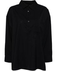 DARKPARK - Button-Up Wool Polo Top - Lyst