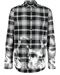Philipp Plein - Gothic Plein Checked Cotton Shirt - Lyst