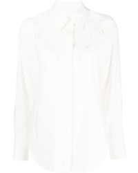 Chloé - Camisa con bordado inglés - Lyst