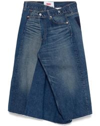 Junya Watanabe - Denim Asymmetric Skirt - Lyst