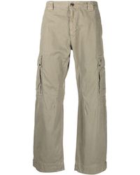 C.P. Company - Pantalon droit en coton à poches cargo - Lyst