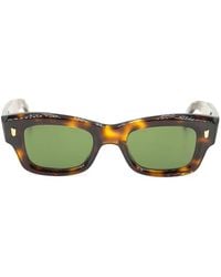 Cutler and Gross - Tortoiseshell Square-Frame Sunglasses - Lyst