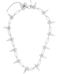 Justine Clenquet - James Spiked-chain Necklace - Lyst