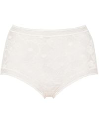 Eres - Acacia High-Waist-Slip mit Blumenspitze - Lyst