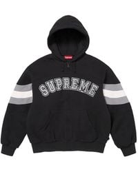 Supreme - Logo-Detail Zip-Up Hoodie - Lyst