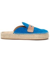 JW Anderson - Suede Espadrille Mules - Lyst