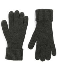 N.Peal Cashmere - Ribbed-Knit Cashmere Gloves - Lyst
