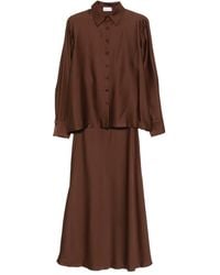 Silkylicious - Silk Maxi Skirt (Set Of Two) - Lyst