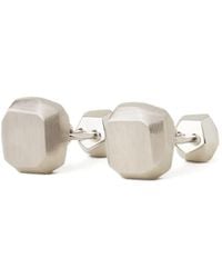 Lanvin - Faceted Brass Cufflinks - Lyst