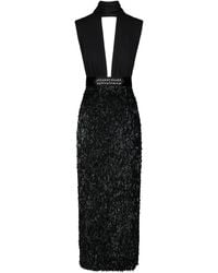 Johanna Ortiz - Her Vibe Embellished Keyhole-Neck Maxi Dress - Lyst
