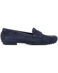 tommy hilfiger blue loafers