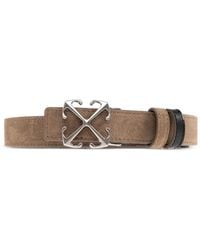 Off-White c/o Virgil Abloh - Arrows Buckle Suede Belt - Lyst