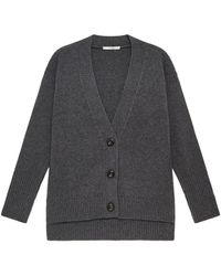 Maliparmi - Ribbed-Cuff V-Neck Cardigan - Lyst